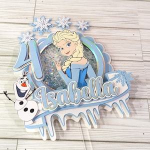 frozen cake topper, frozen party, Elsa cake topper, frozen party, frozen birthday party, cake topper shaker