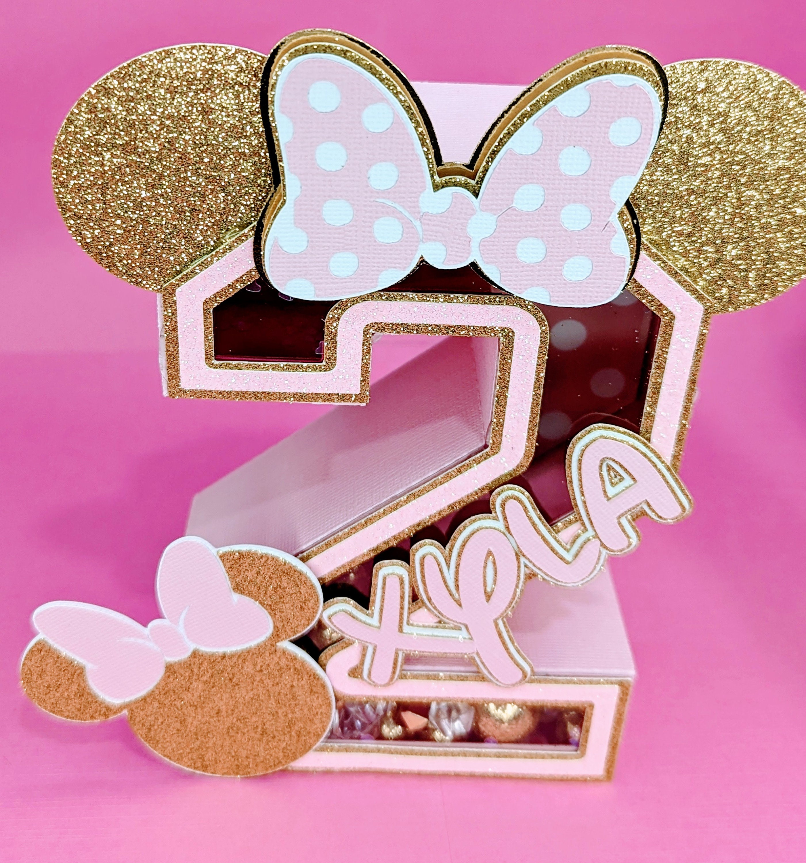 Minnie Mouse Party Decor 3d Letter3d Number Minnie Mouse 3d 