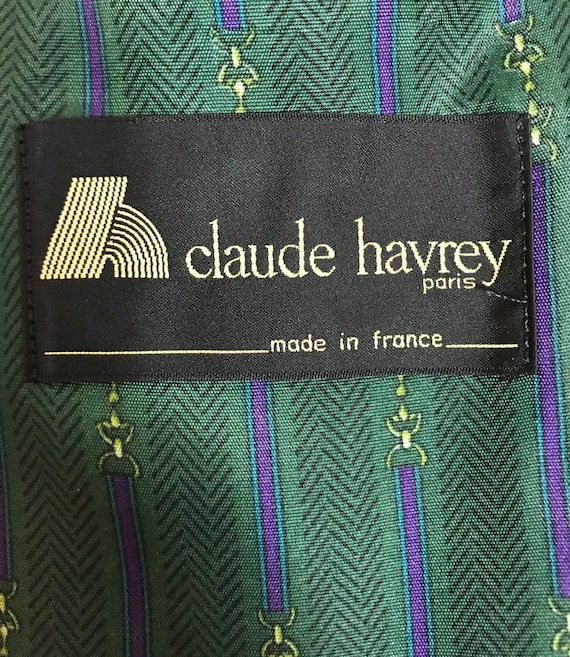 1980's Claude Hevrey Paris oversized blazer, Desi… - image 5