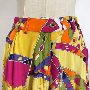 1980s Pucci-style Long Skirt Vintage Skirt Miró Skirt Maxi - Etsy