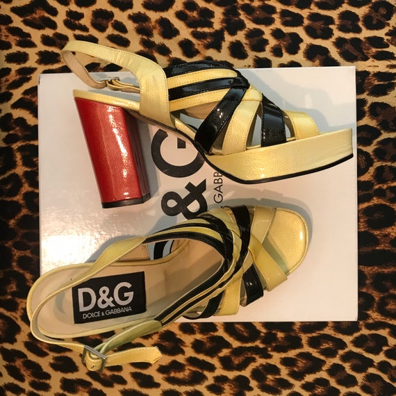 Amazing Dolce & Gabbana platform sandals, Designer