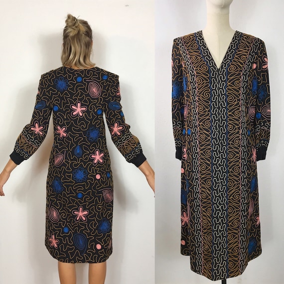 1960’s caftan dress, Vintage dress, Hippie dress,