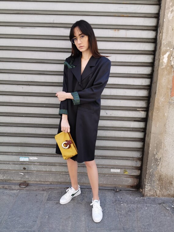 1980's Claude Hevrey Paris oversized blazer, Desi… - image 3
