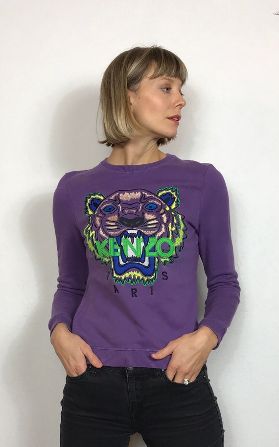 KENZO sweatshirt, Designer sweater, Cotton sweatsh