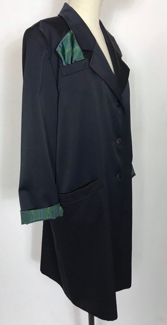 1980's Claude Hevrey Paris oversized blazer, Desi… - image 7