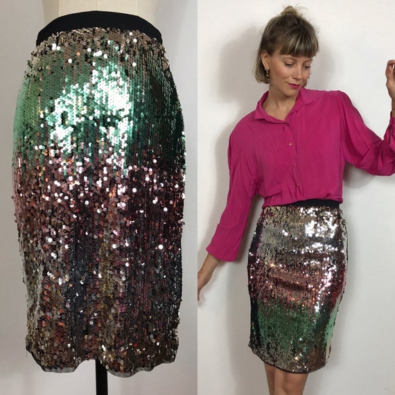 Sequins skirt, Party skirt, Glitter skirt, Tight s