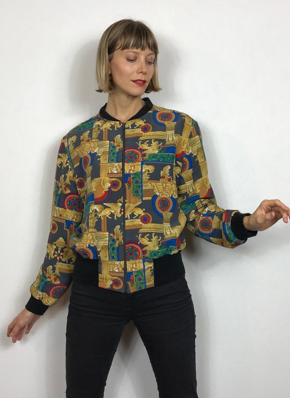1980’s DANIEL DUVAL PARIS bomber jacket, Vintage b