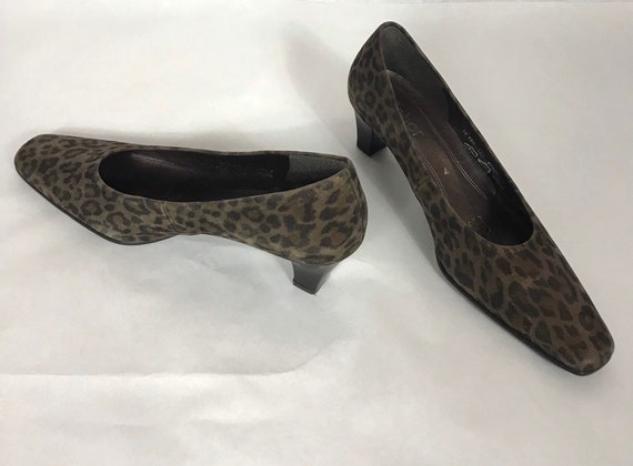 1990's leopard pumps, Leopard shoes, Vintage shoe… - image 7