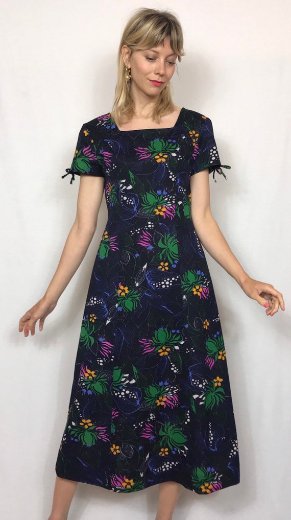 Lovely 1960's floral dress, Vintage dress, Boho d… - image 3