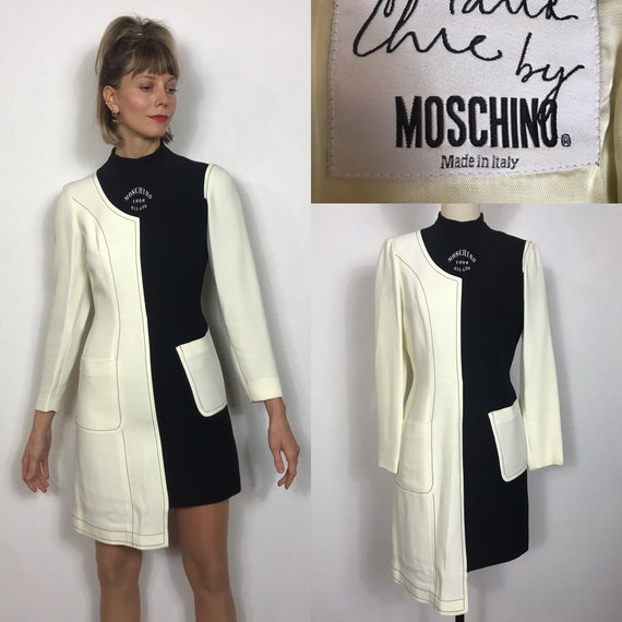 Amazing 1990’s MOSCHINO dress, Designer vintage dr