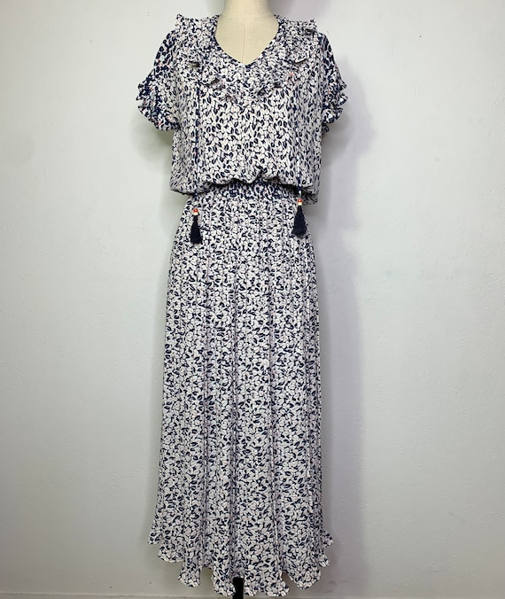 DIANE FREIS vintage dress, 1980’s dress, Boho dre… - image 3