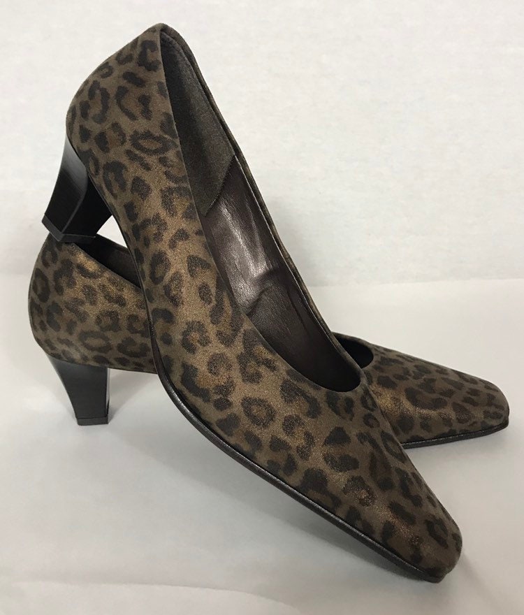 kapitel internettet Krydret 1990's Leopard Pumps Leopard Shoes Vintage Shoes Gabor | Etsy