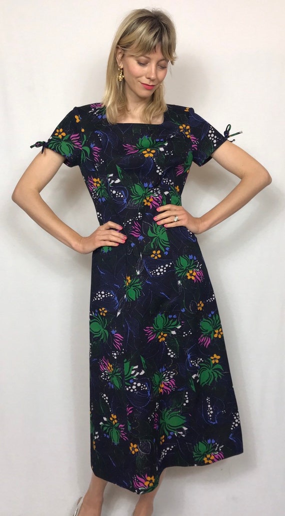 Lovely 1960's floral dress, Vintage dress, Boho d… - image 5