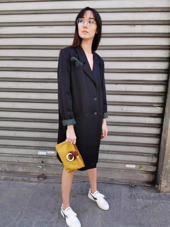 1980's Claude Hevrey Paris oversized blazer, Desi… - image 2