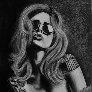 Original Art Print - Alysha Painting, T.A. Schmitt, Artist