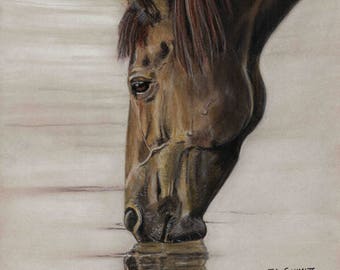 Original Art Print - Long Cold One, T.A. Schmitt, Artist