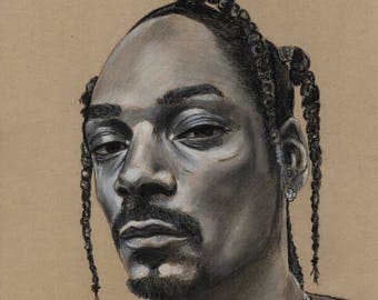 Original Art Print - Snoop Dogg, Gin & Juice, Doggystyle, T.A. Schmitt, Artist