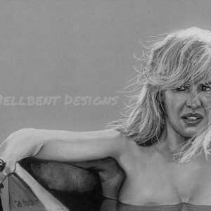 Original Art Print - Beth Dutton, Yellowstone, Kelly Reilly, T.A. Schmitt, Artist