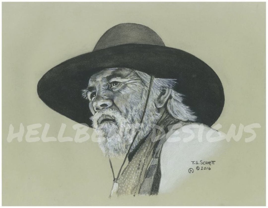 Original Art Print - Capt. Woodrow F. Call Painting, Tommy Lee