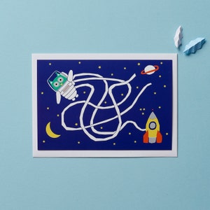 Carte Haut les Mains “Dans l’espace”