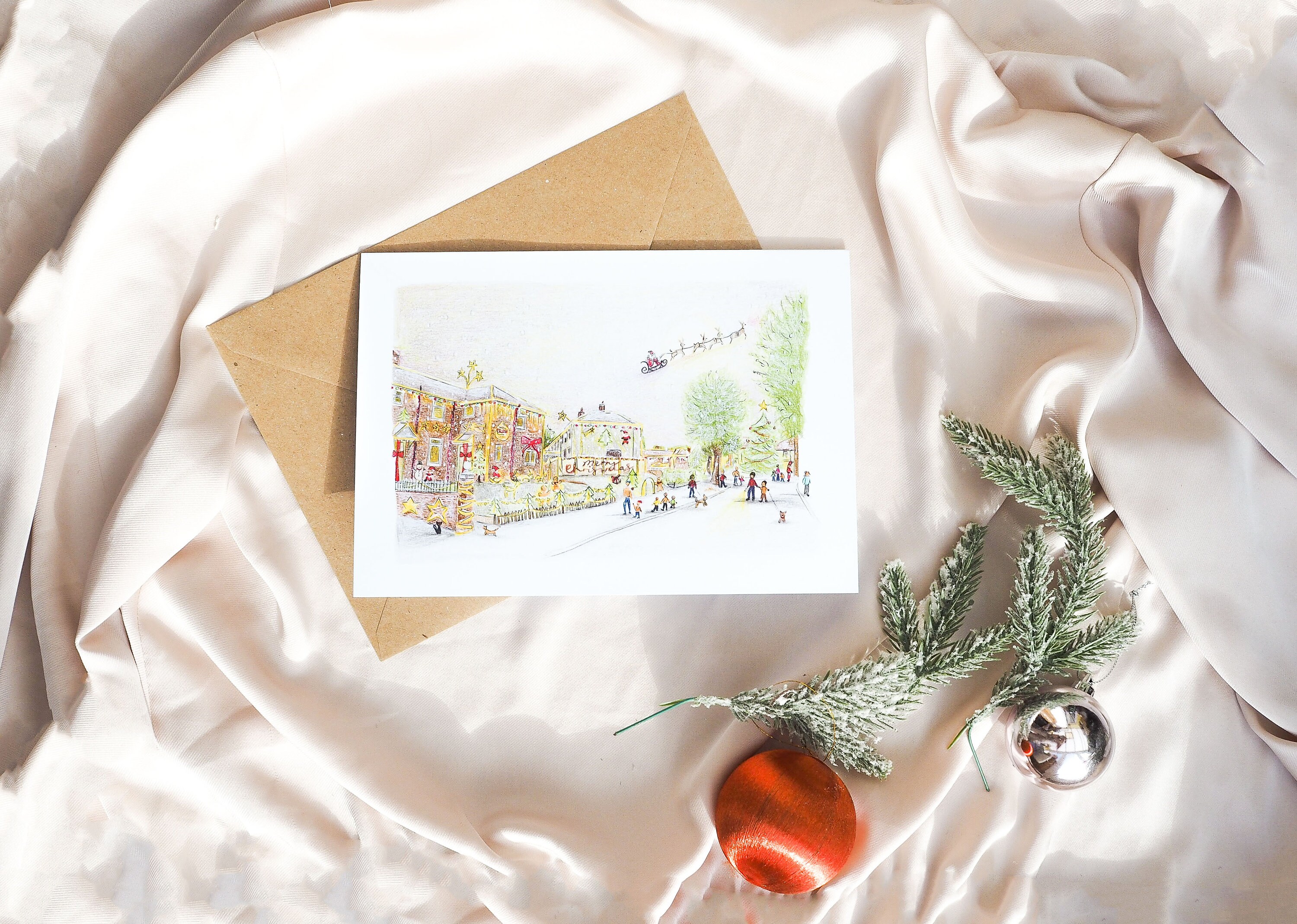 Black Country Christmas Cards Leonard Road the Bonded Etsy