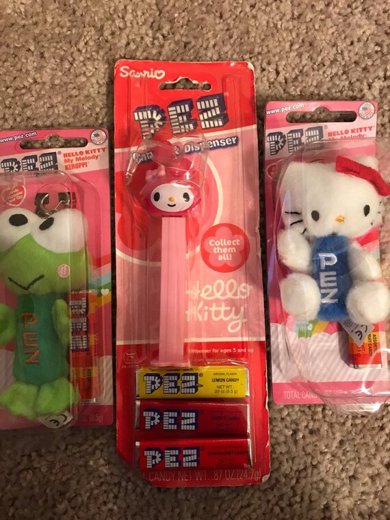 hello kitty plush pez dispenser