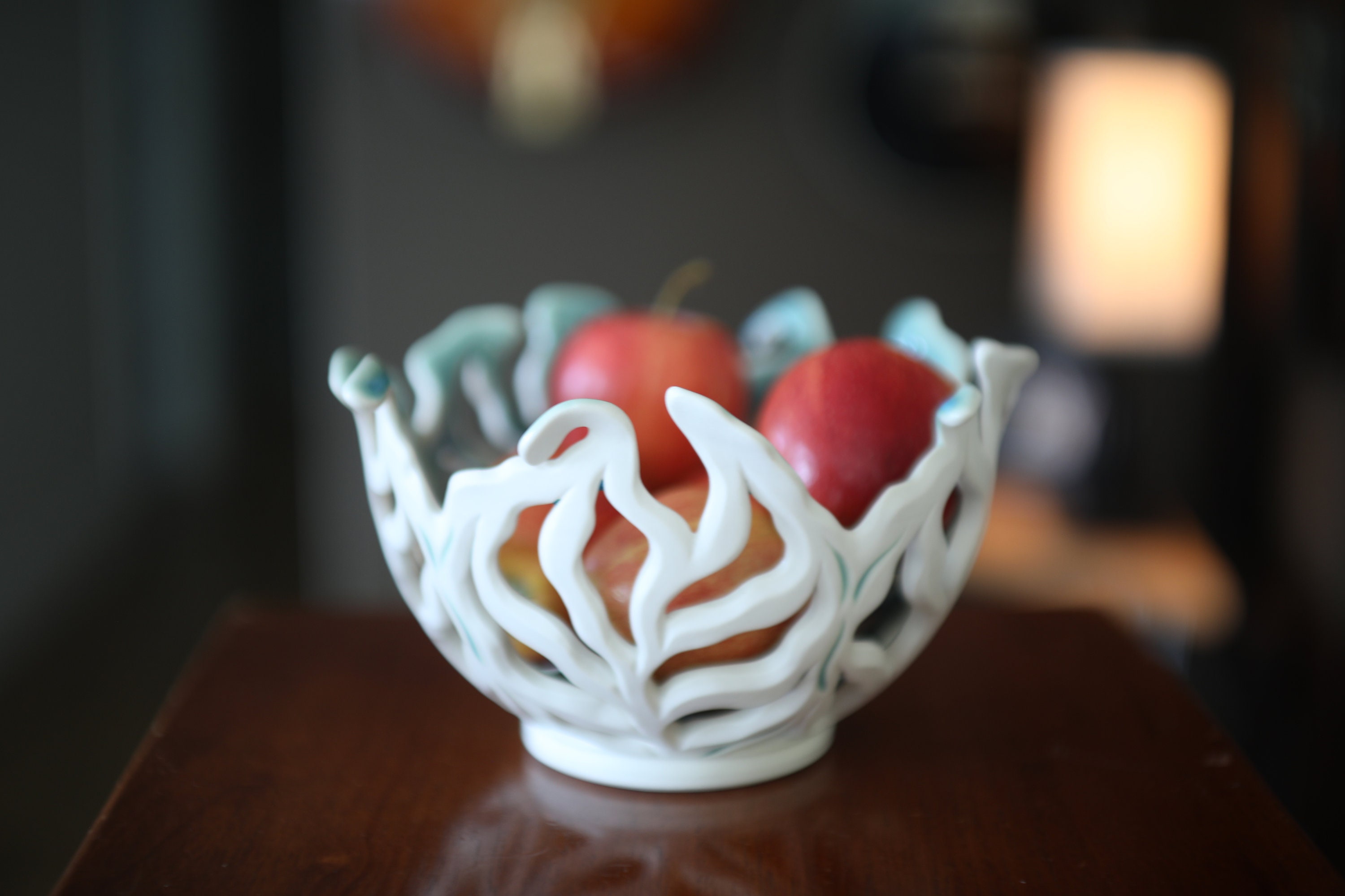 White Fruit Bowl Fruit Bowls Bowls Handmade Porcelain Etsy