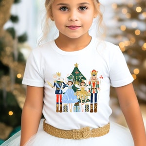 Nutcracker kids Shirt | Christmas tee | Holiday Graphic Tee | Toddler, youth sweatshirt | Ballet | Festive shirt | Jingle bells | Ballerina