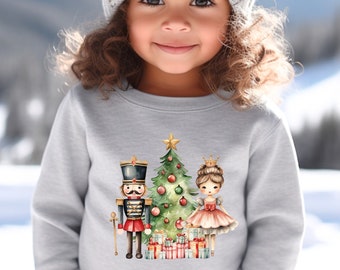 Nutcracker kids Shirt | Christmas tee | Holiday Graphic Tee | Toddler, youth sweatshirt | Ballet | Festive shirt | Jingle bells | Ballerina