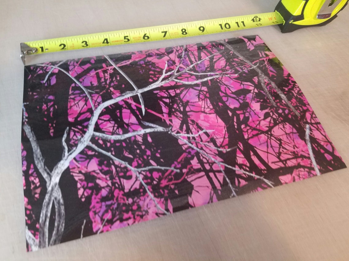 PINK Muddy Girl Camo Vinyl Wrap Sheet Chevy bowtie badge Etsy