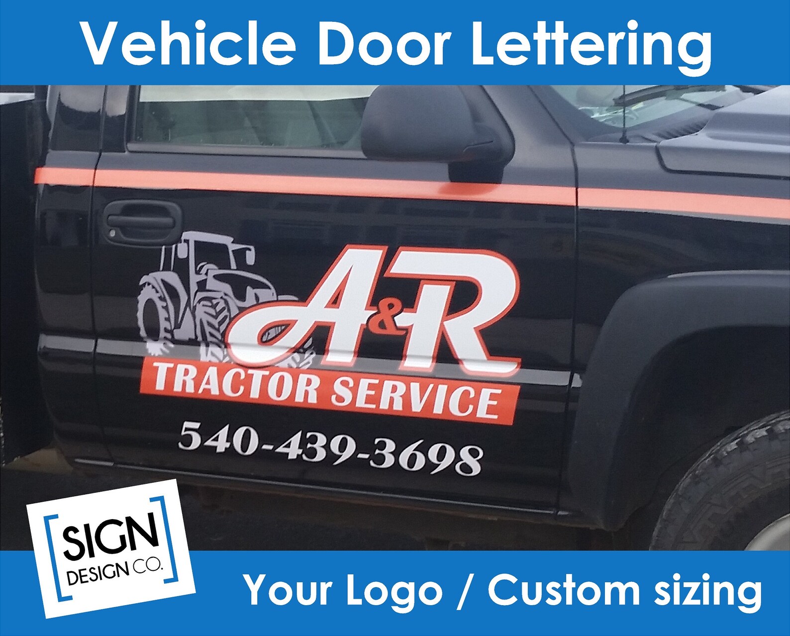 Vehicle Door Logo - Truck Company Decals - Stickers - Car Logo - Your ...