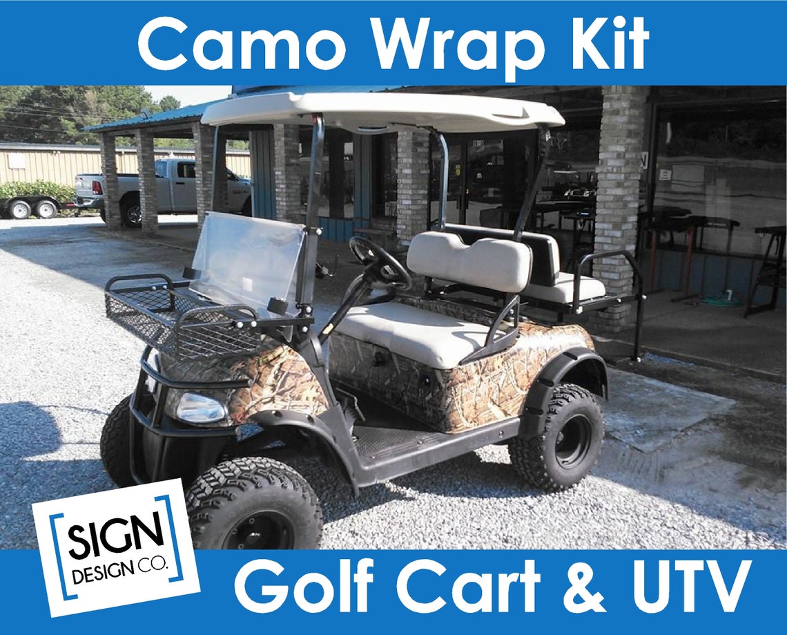 Golf Cart wrap Camo Wrap Realtree Wrap Ezgo Wrap Etsy