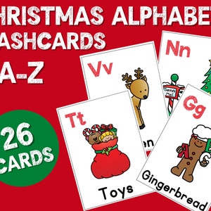 Christmas Alphabet Flashcards