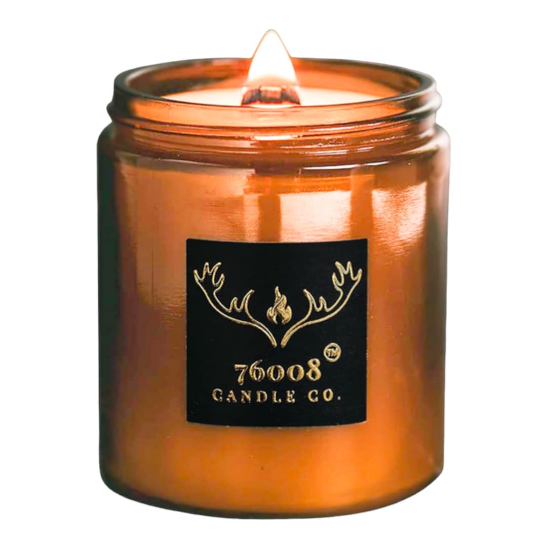 LEATHER SCENTED CANDLE Luxury Candles Anniversary Gift Candles for Men Masculine Candle Men