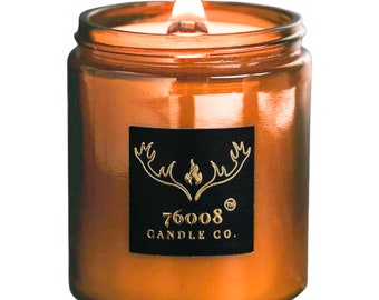 LEATHER SCENTED CANDLE | Luxury Candles | Anniversary Gift | Candles for Men | Masculine Candle | Men Candles for Home