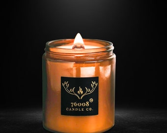 Patchouli Wood Wick Soy Candle | Valentine's Gifts for Him | Valentine's Gifts for Her | Last Minute Gifts