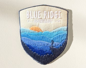 Blue Ridge Mountains – Iron On Patch