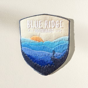 Blue Ridge Mountains – Iron On Patch