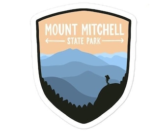 Mount Mitchell State Park, North Carolina – Weatherproof Sticker