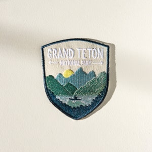 Grand Teton National Park Aufnäher zum Aufbügeln