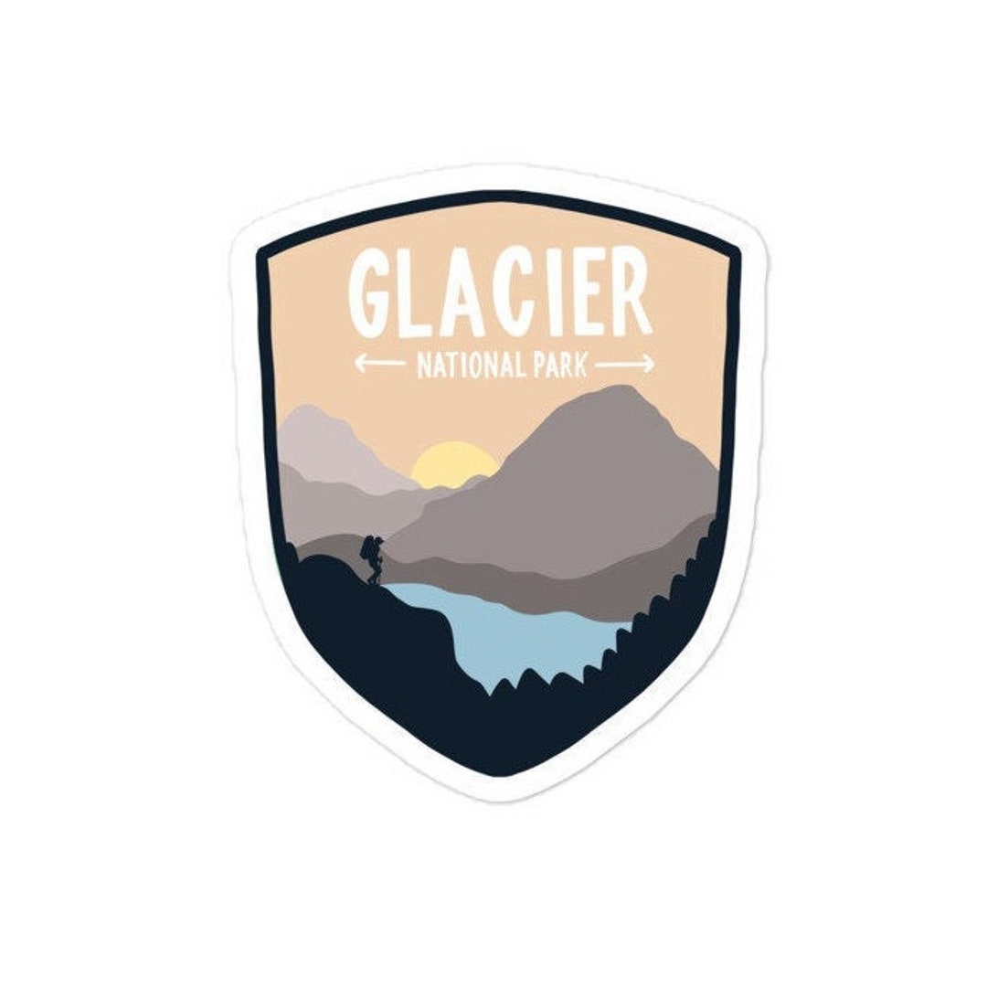 Glacier National Park – Sticker - Etsy
