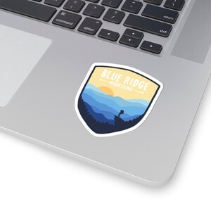Blue Ridge Mountains - Weatherproof Sticker - Etsy