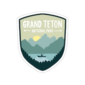 Grand Teton National Park – Wetterfester Aufkleber