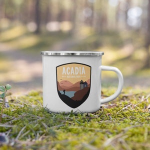 Acadia National Park – Enamel Camp Mug