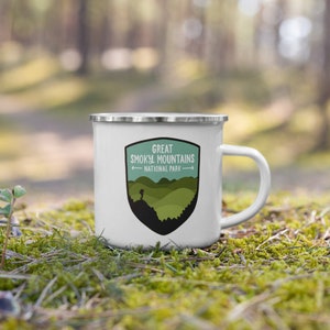 Great Smoky Mountains National Park – Enamel Camp Mug