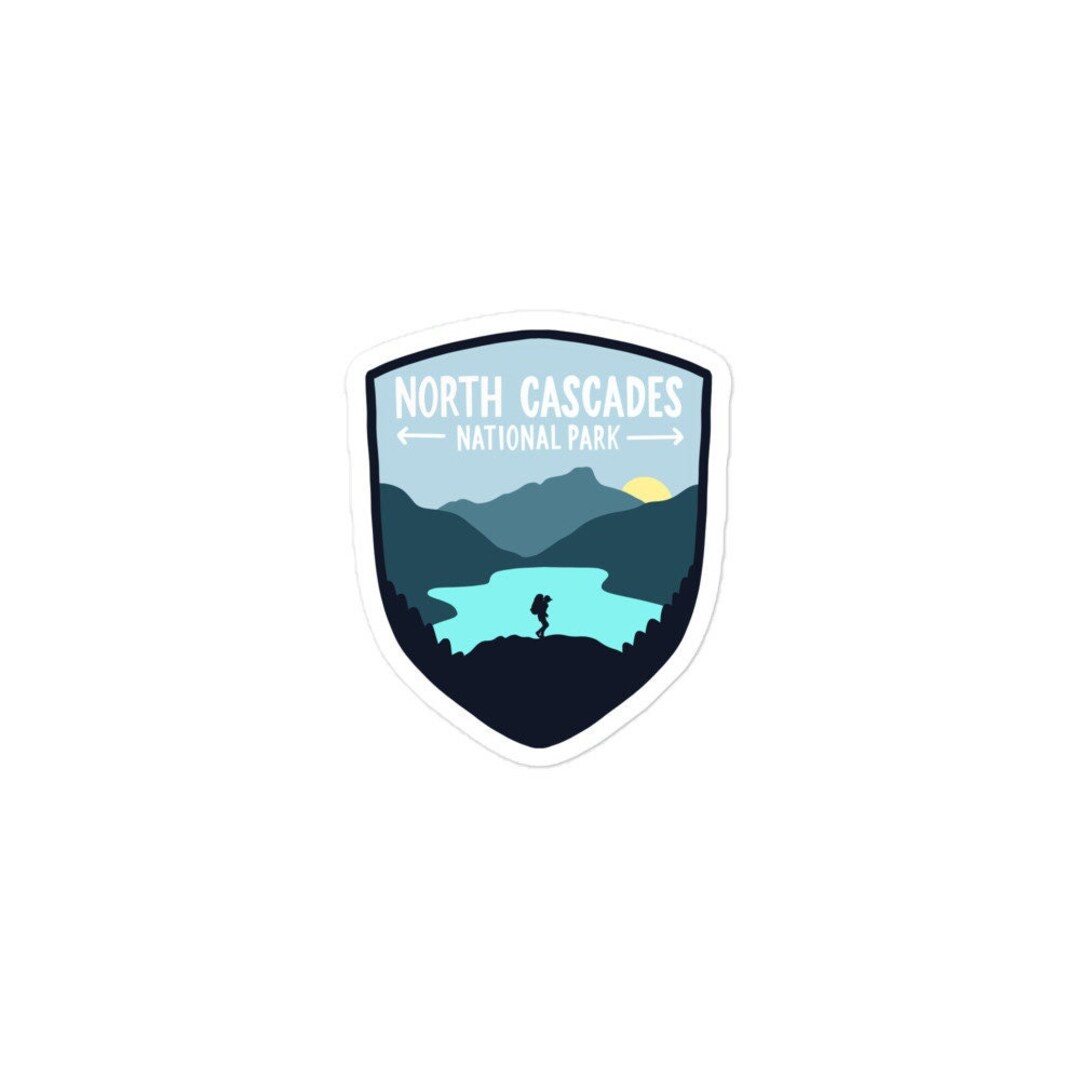 North Cascades National Park – Weatherproof Sticker - Etsy