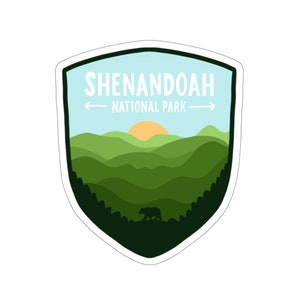 Shenandoah National Park – Weatherproof Sticker
