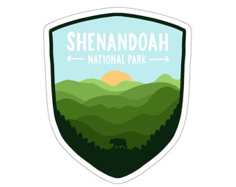 Shenandoah National Park – Weatherproof Sticker