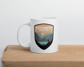 Parque Nacional de las Montañas Rocosas - Taza de cerámica de 11 oz