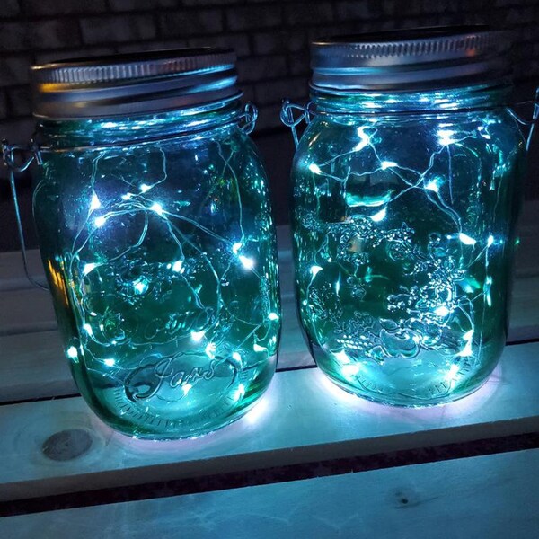 Mason Jar Solar Lids Etsy